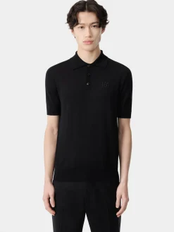 AMIRI Knitwear<MA POLO BLACK