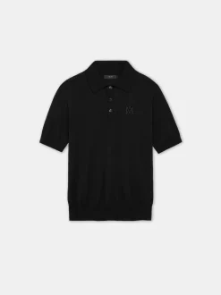 AMIRI Knitwear<MA POLO BLACK