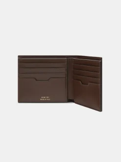 AMIRI Small Leather Goods|Small Leather Goods<MA QUAD BI-FOLD Brown