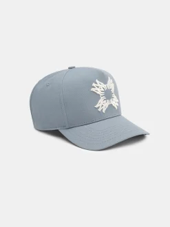 AMIRI Hats|Hats<MA QUAD CANVAS HAT DUSTY BLUE