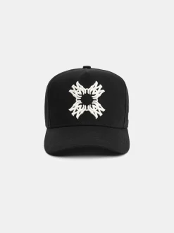 AMIRI Hats|Hats<MA QUAD CANVAS HAT BLACK