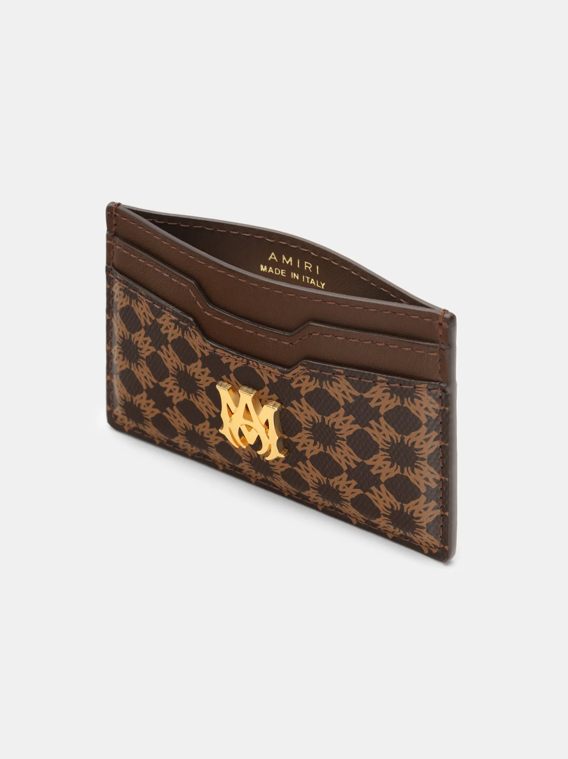 AMIRI Small Leather Goods|Small Leather Goods<MA QUAD CARD HOLDER Brown