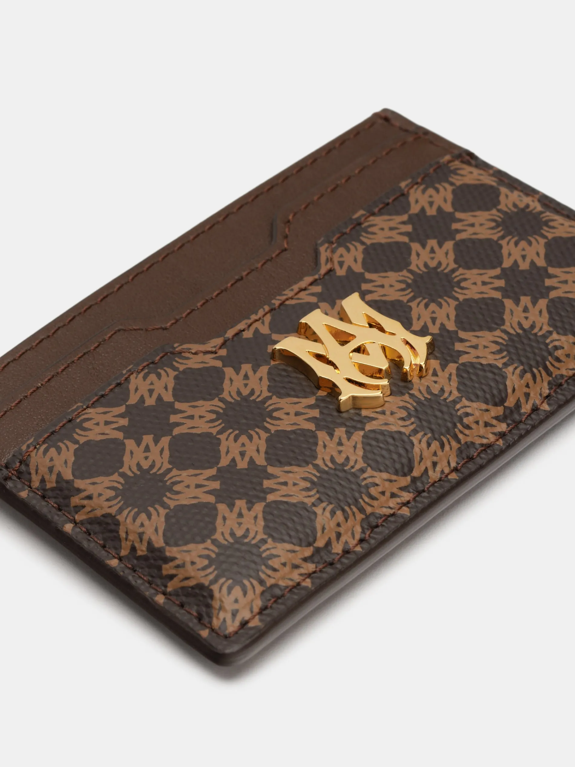 AMIRI Small Leather Goods|Small Leather Goods<MA QUAD CARD HOLDER Brown