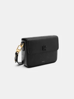 AMIRI Crossbody|Bags<MA QUAD LEATHER CROSSBODY BLACK