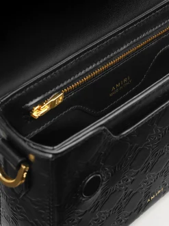 AMIRI Crossbody|Bags<MA QUAD LEATHER CROSSBODY BLACK