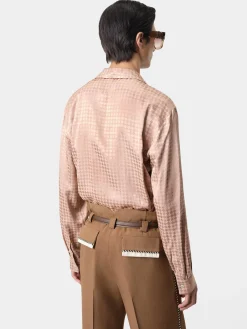 AMIRI Shirts<MA QUAD LONG SLEEVE SHIRT Blush