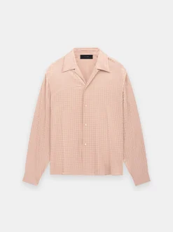 AMIRI Shirts<MA QUAD LONG SLEEVE SHIRT Blush