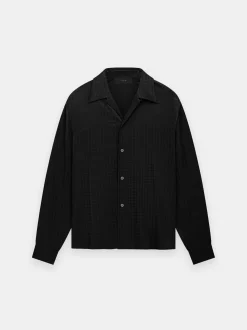 AMIRI Shirts<MA QUAD LONG SLEEVE SHIRT BLACK