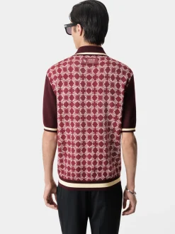 AMIRI Knitwear|Shirts<MA QUAD POLO Red