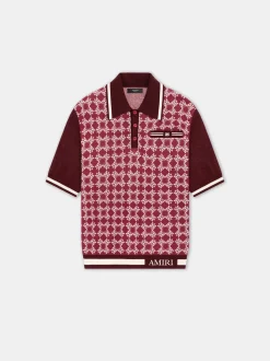AMIRI Knitwear|Shirts<MA QUAD POLO Red