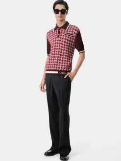 AMIRI Knitwear|Shirts<MA QUAD POLO Red