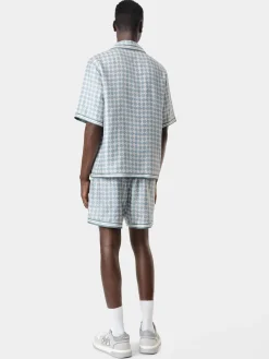 AMIRI Shorts & Sweatpants<MA QUAD SHORT DUSTY BLUE