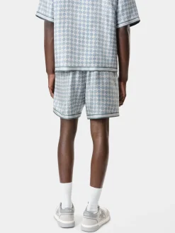 AMIRI Shorts & Sweatpants<MA QUAD SHORT DUSTY BLUE