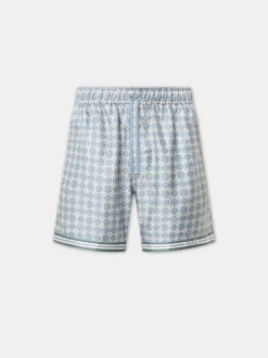 AMIRI Shorts & Sweatpants<MA QUAD SHORT DUSTY BLUE