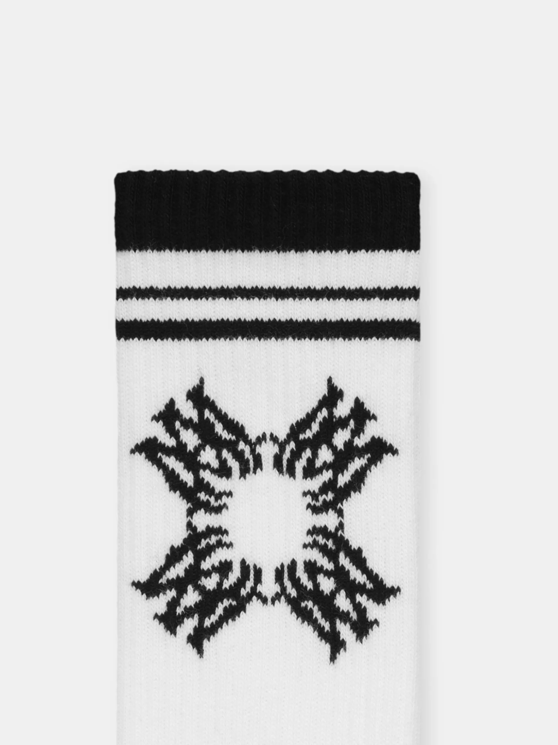 AMIRI Socks|Socks<MA QUAD SOCK White Black