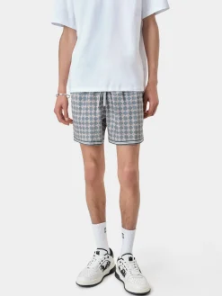 AMIRI Shorts & Sweatpants|Swimwear<MA QUAD SWIM TRUNK DUSTY BLUE