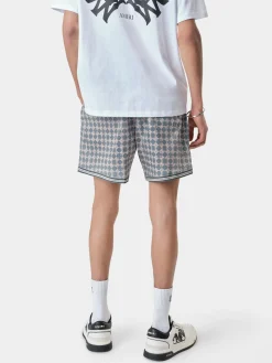 AMIRI Shorts & Sweatpants|Swimwear<MA QUAD SWIM TRUNK DUSTY BLUE
