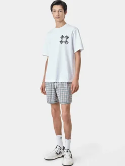 AMIRI Shorts & Sweatpants|Swimwear<MA QUAD SWIM TRUNK DUSTY BLUE