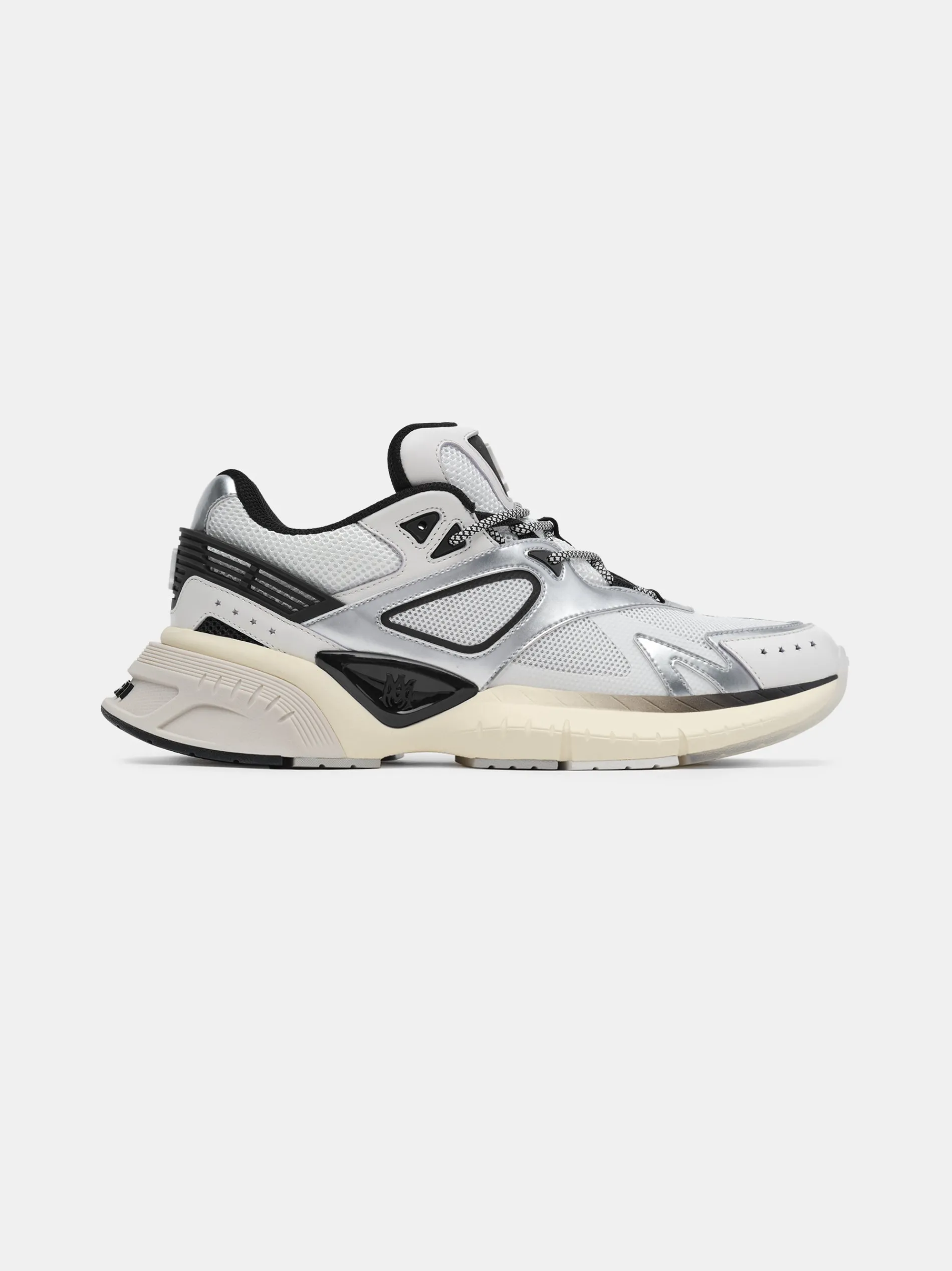 AMIRI Sneakers|Sneakers<MA RUNNER Black White Silver