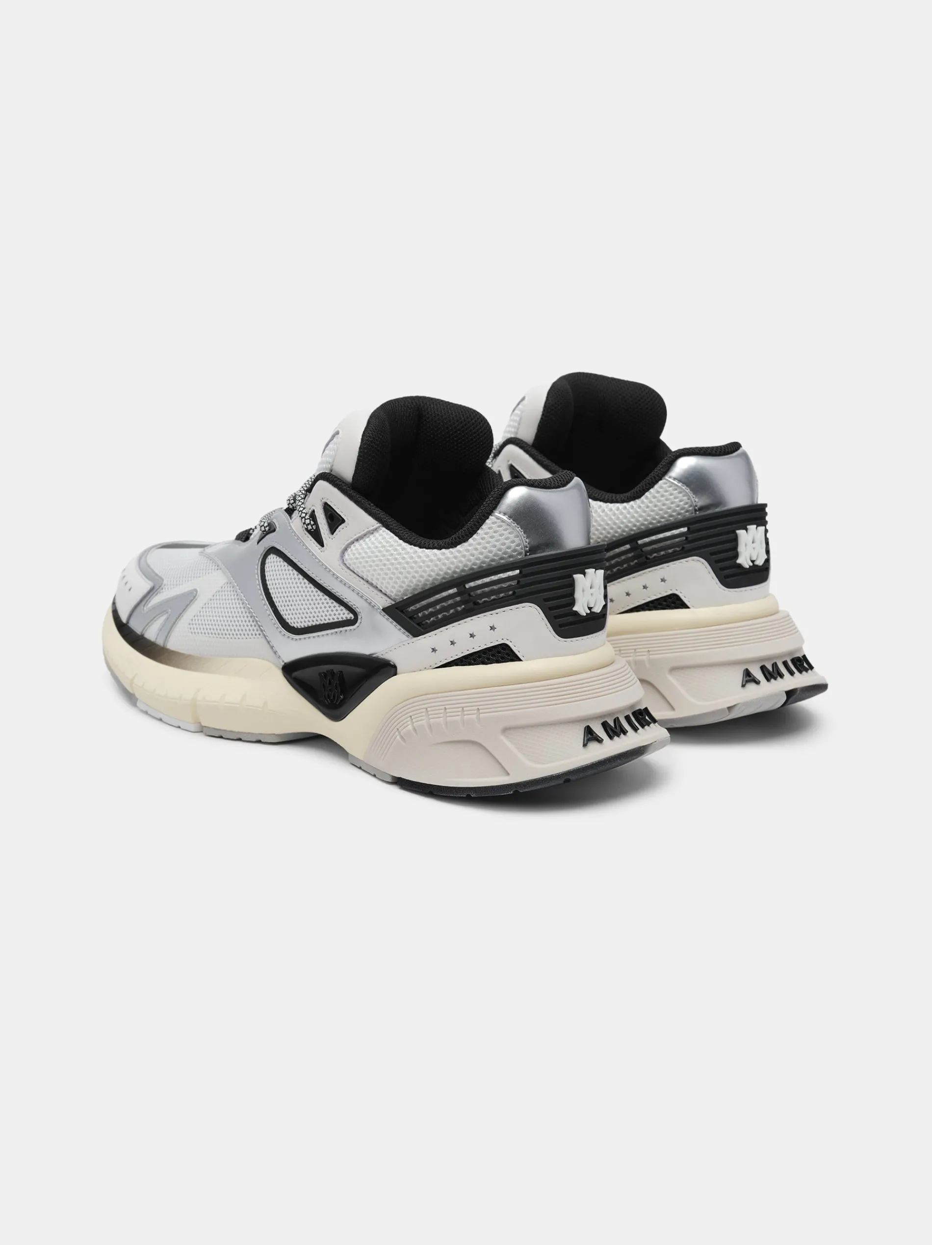 AMIRI Sneakers|Sneakers<MA RUNNER Black White Silver