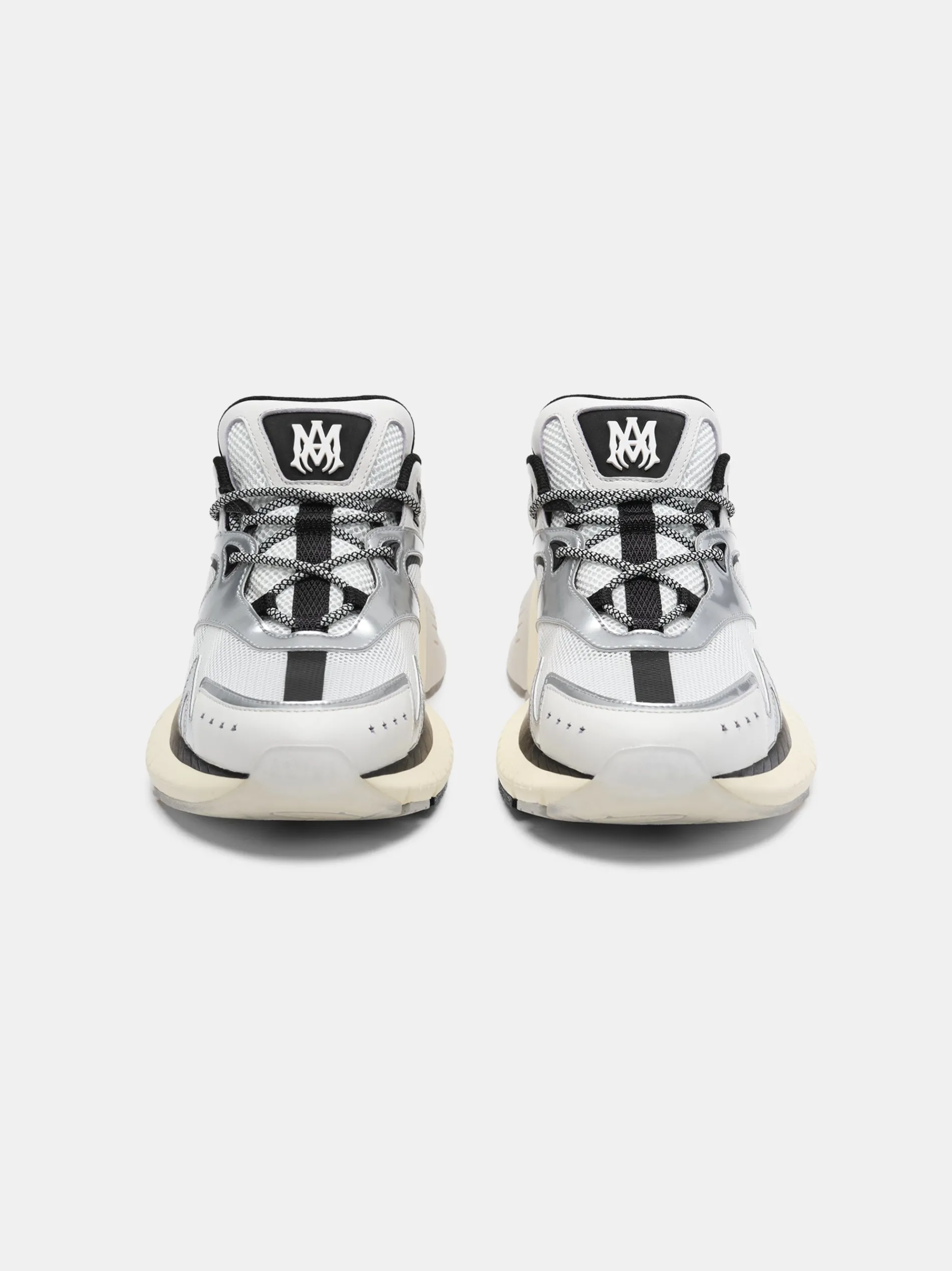 AMIRI Sneakers|Sneakers<MA RUNNER Black White Silver