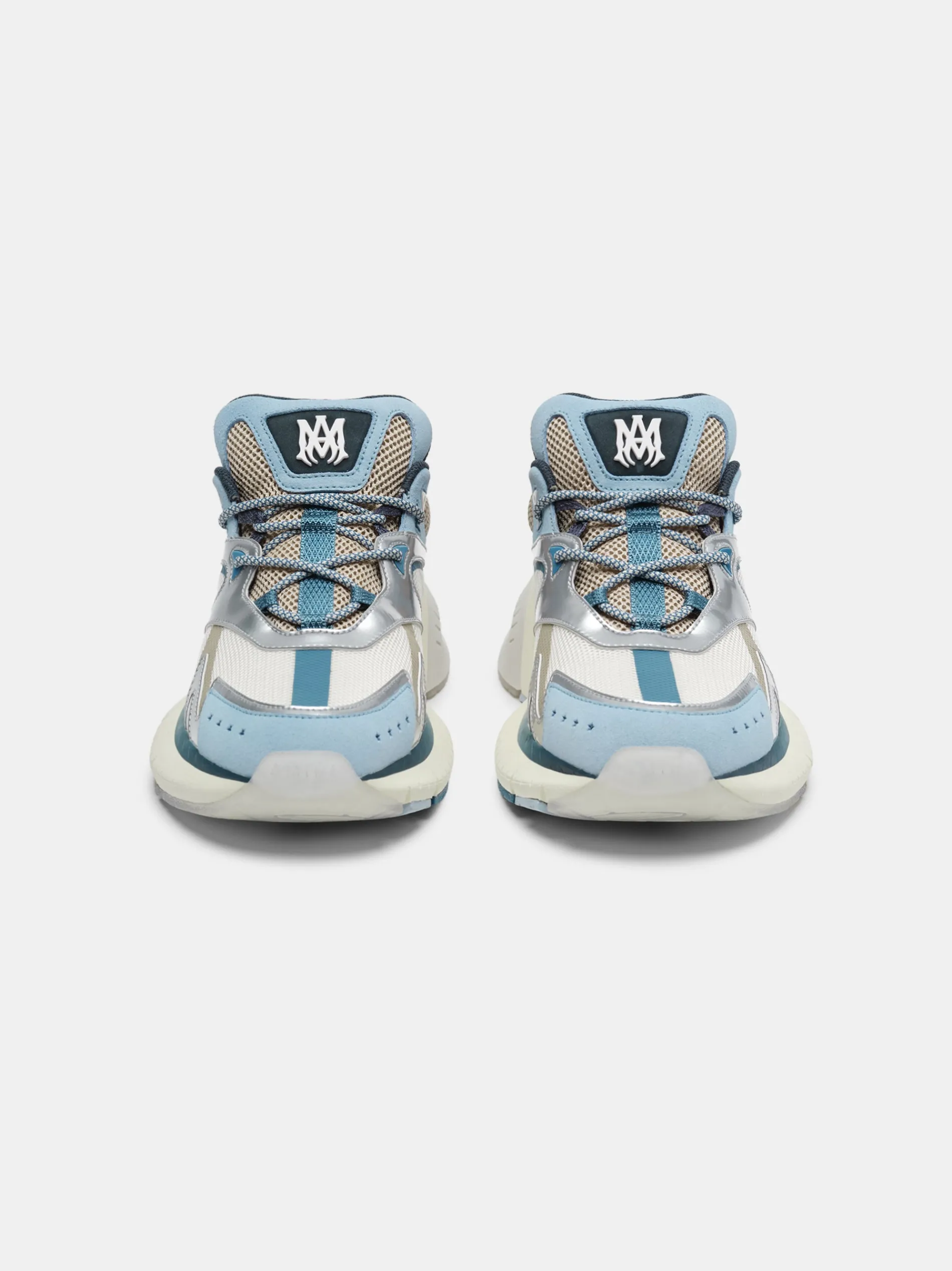 AMIRI Sneakers|Sneakers<MA RUNNER Blue Brown Silver