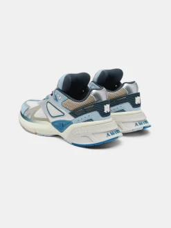 AMIRI Sneakers|Sneakers<MA RUNNER Blue Brown Silver