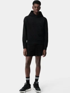 AMIRI Sweatshirts<MA SHOTGUN EMBROIDERED HOODIE BLACK