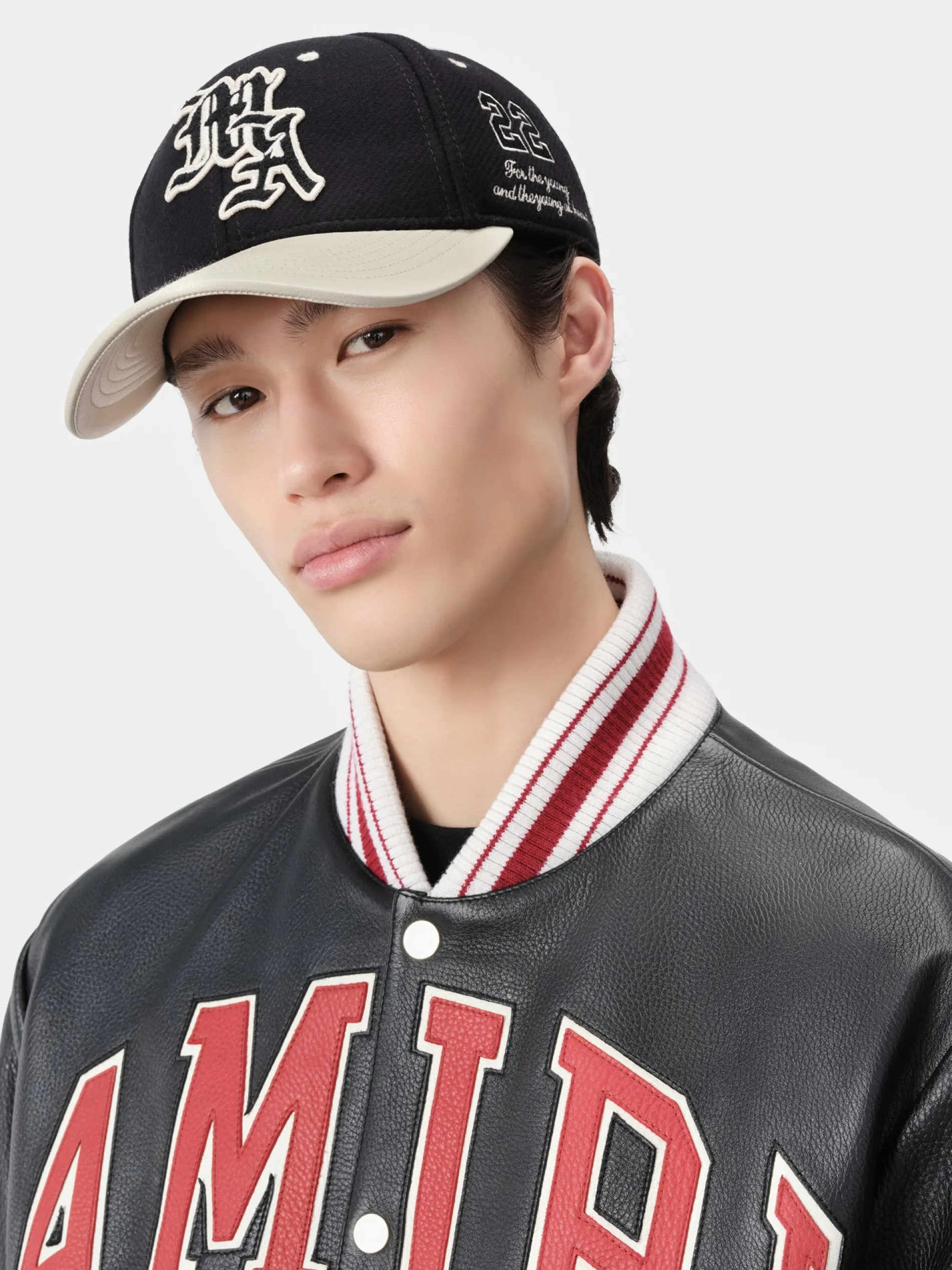 AMIRI Hats|Hats<MA SPIRIT TWO-TONE HAT BLACK