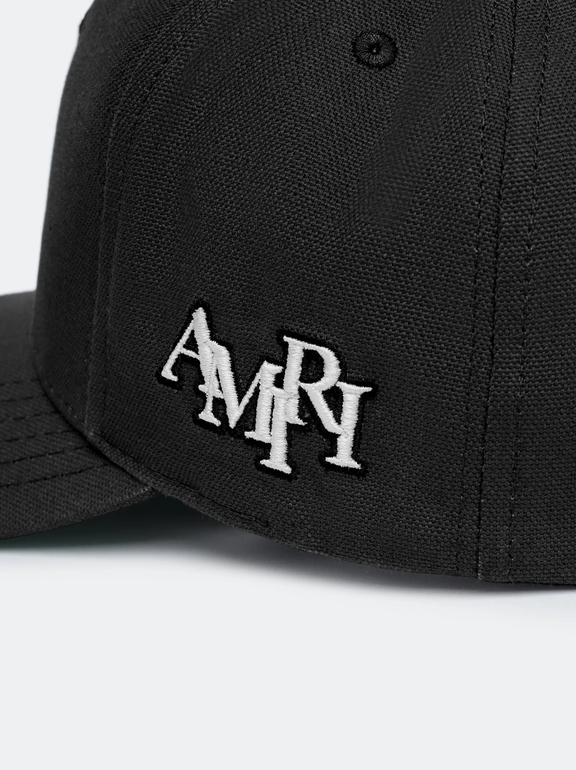 AMIRI Hats|Hats<MA STAGGERED FULL CANVAS HAT Black Off White