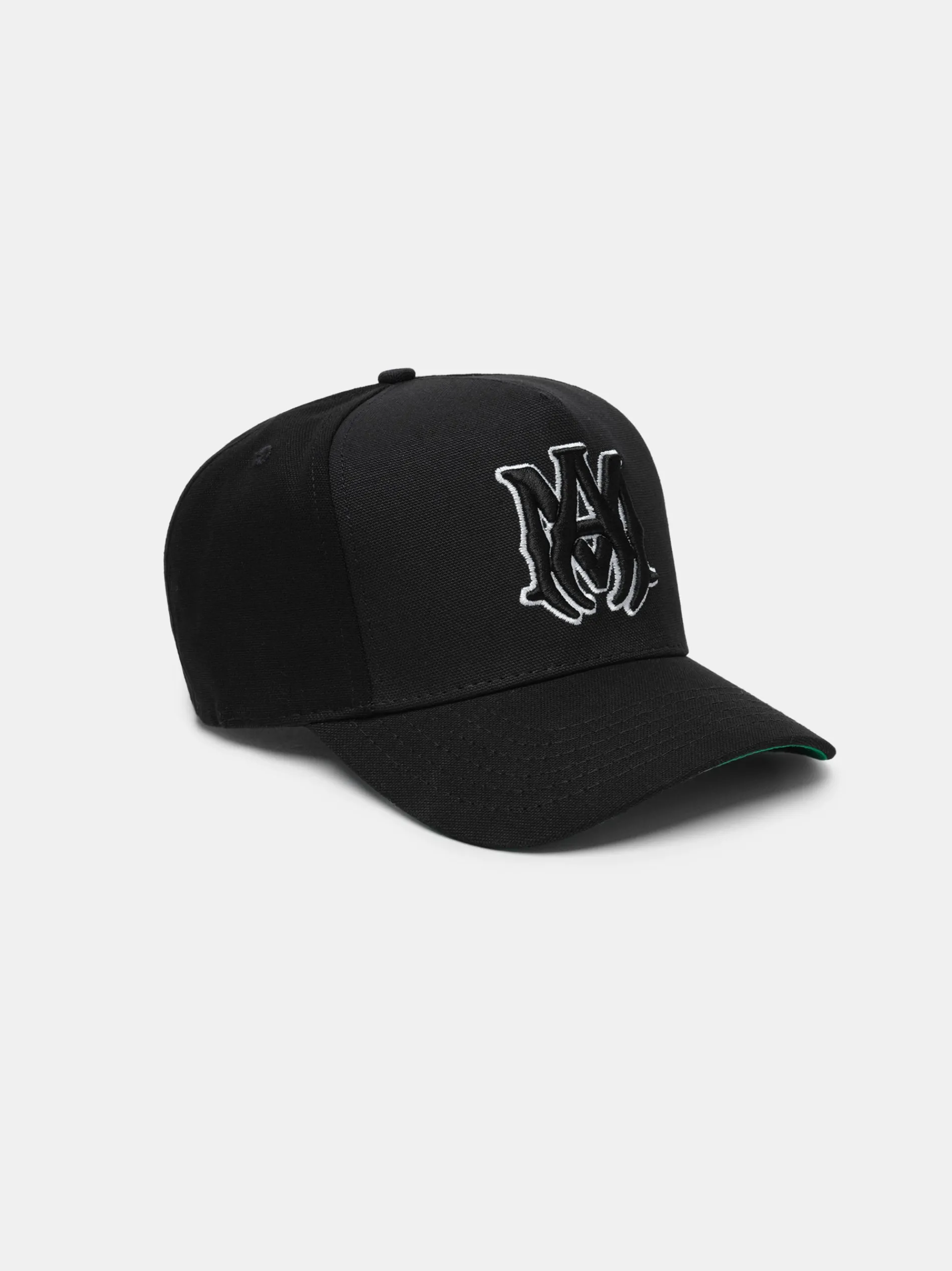 AMIRI Hats|Hats<MA STAGGERED FULL CANVAS HAT Black Black