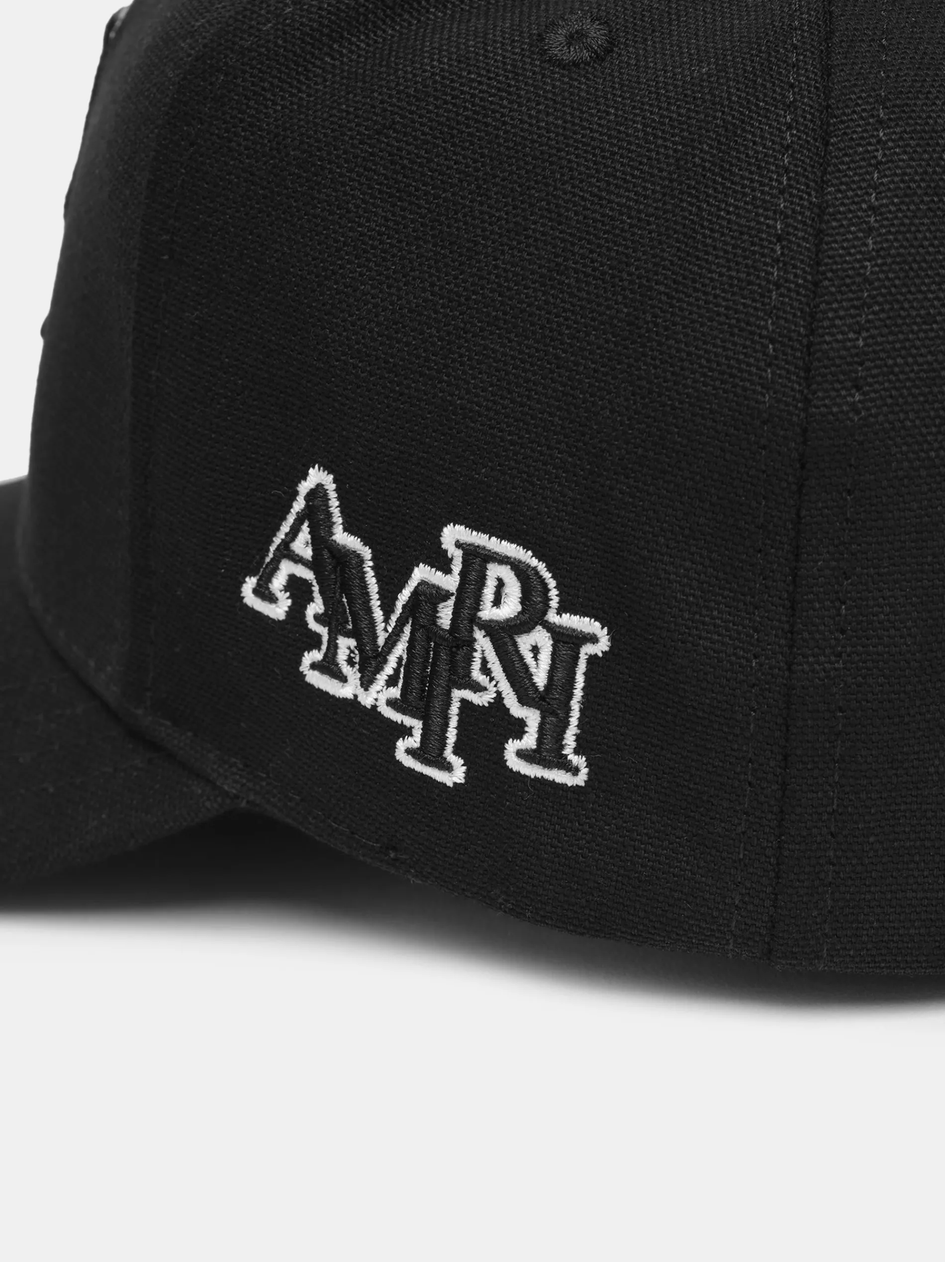 AMIRI Hats|Hats<MA STAGGERED FULL CANVAS HAT Black Black