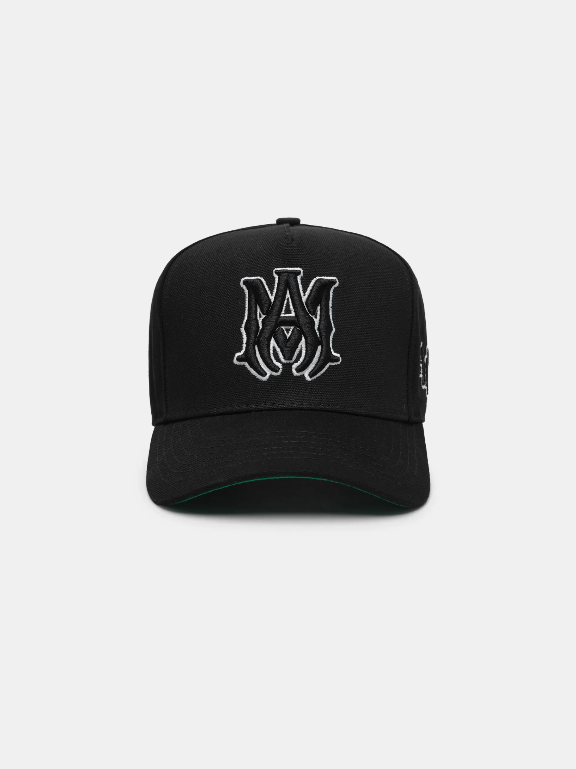 AMIRI Hats|Hats<MA STAGGERED FULL CANVAS HAT Black Black