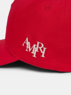 AMIRI Hats|Hats<MA STAGGE FULL CANVAS HAT Red