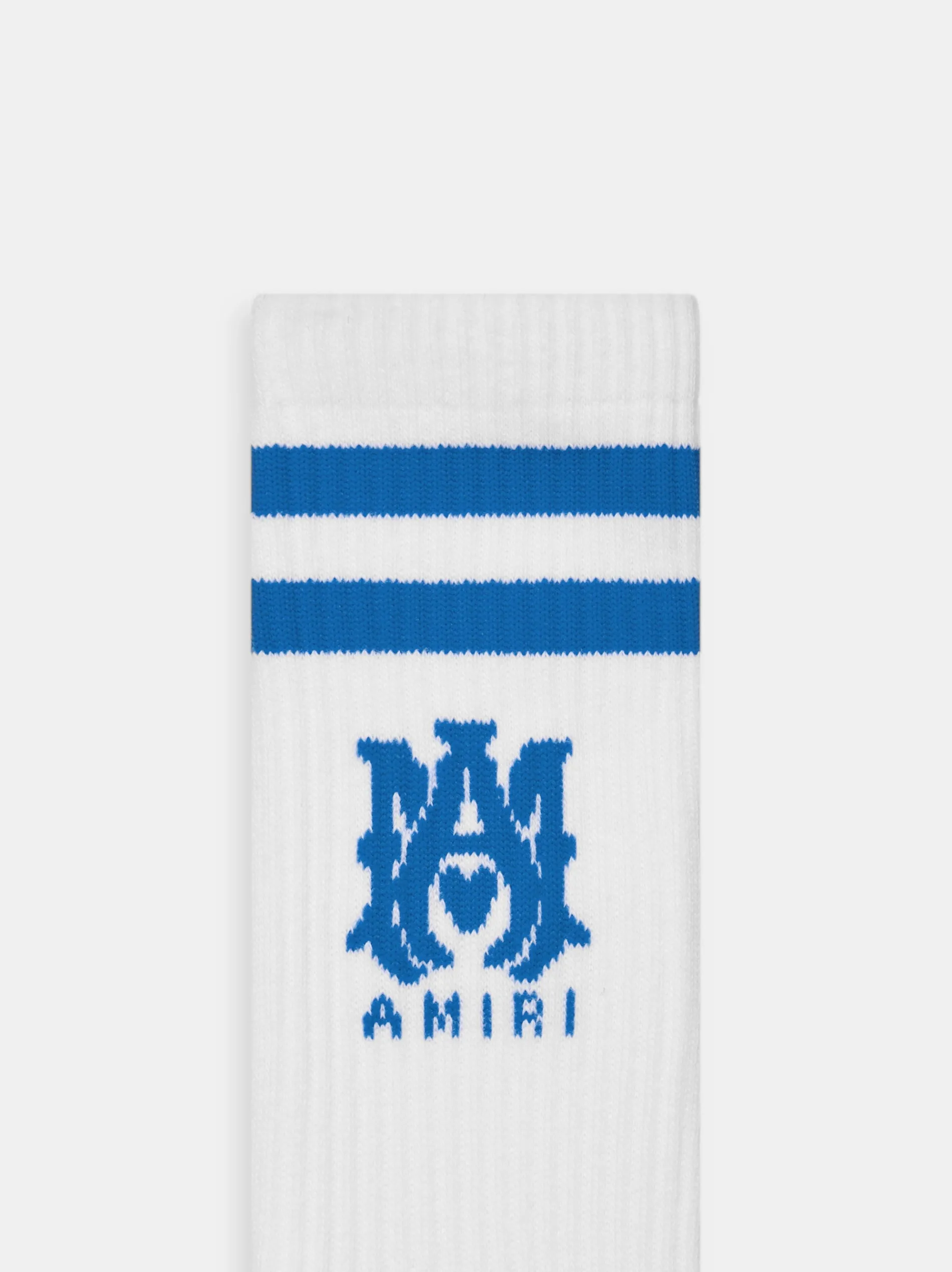 AMIRI Socks|Socks<MA STRIPE SOCKS White Blue