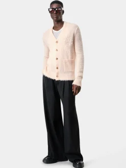 AMIRI Knitwear<MA SWIRL CARDIGAN Peach