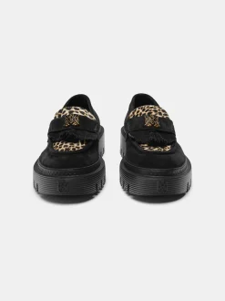AMIRI Loafers|Loafers<MA TASSLE LEOPARD JUMBO LOAFER BLACK