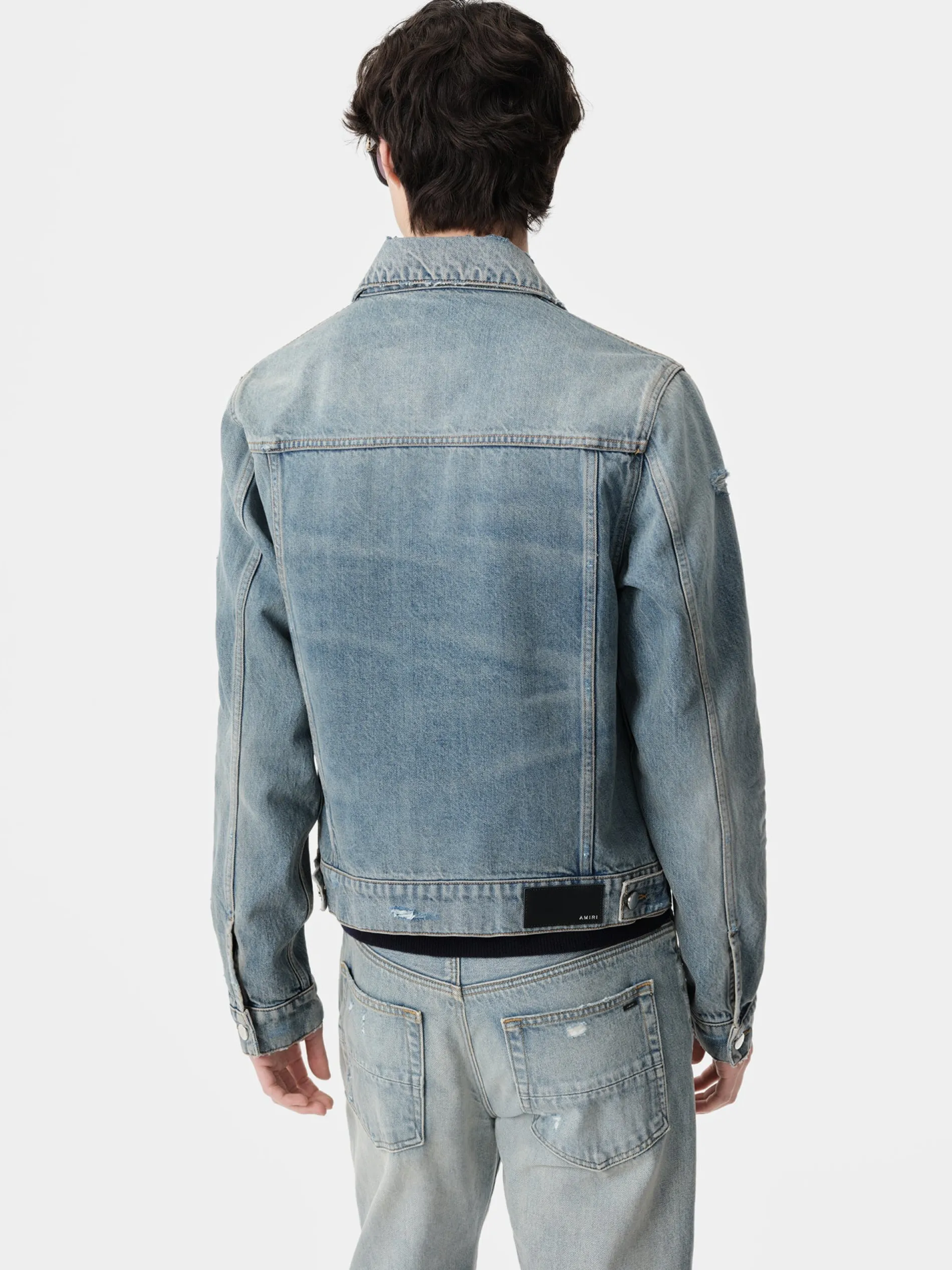 AMIRI Denim<MA TRUCKER JACKET Antique Indigo