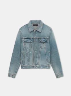 AMIRI Denim<MA TRUCKER JACKET Antique Indigo