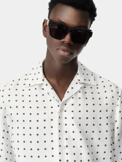 AMIRI Shirts<MIX AND MATCH MA SHIRT White