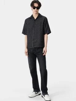 AMIRI Shirts<MIX AND MATCH MA SHIRT BLACK