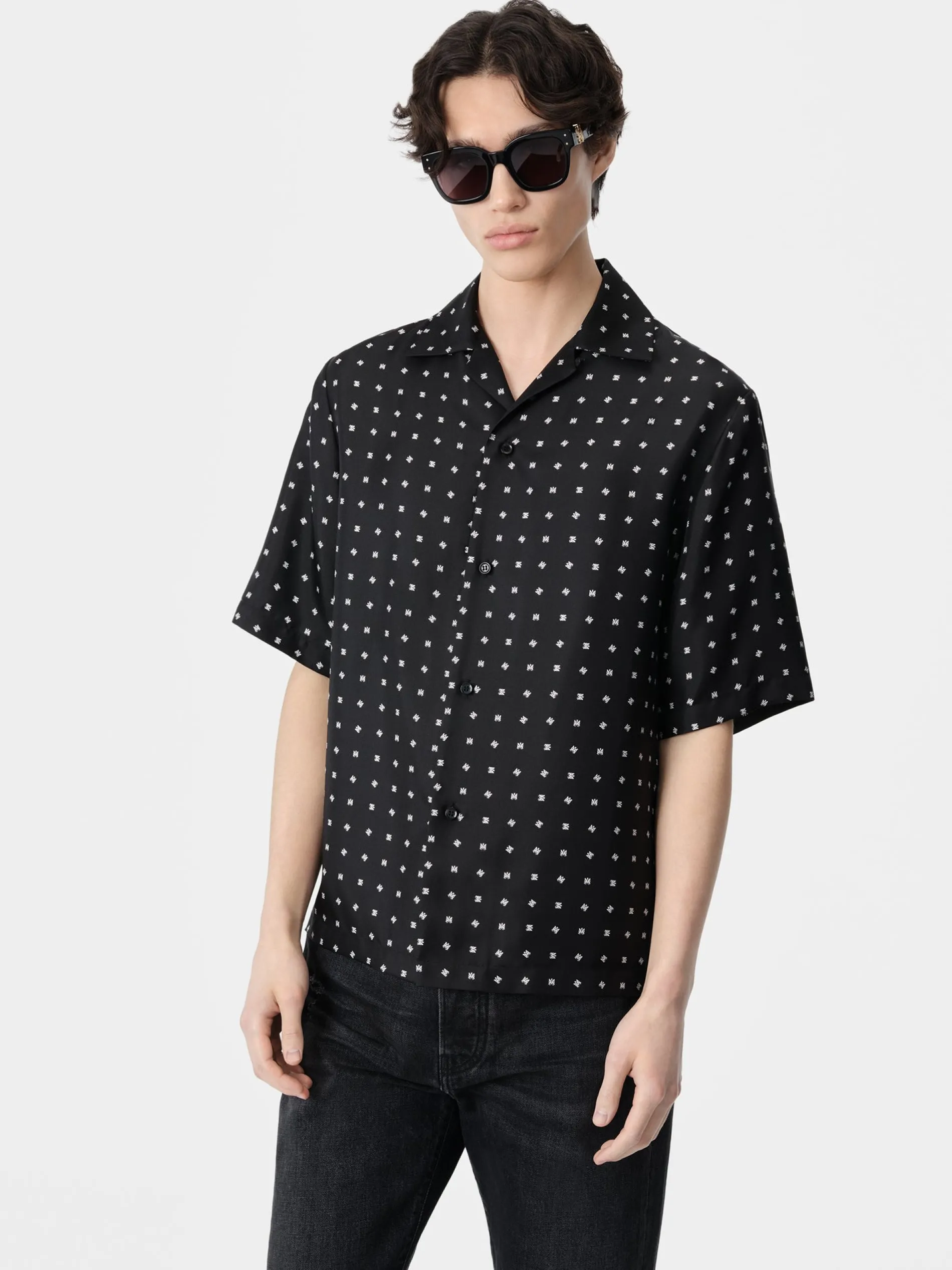 AMIRI Shirts<MIX AND MATCH MA SHIRT BLACK