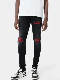 AMIRI Denim<MX1 SUEDE JEAN Vintage Black