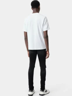 AMIRI Denim<MX1 ULTRASUEDE Vintage Black