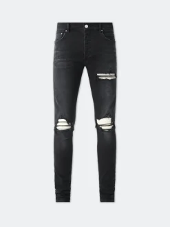 AMIRI Denim<MX1 ULTRASUEDE Vintage Black