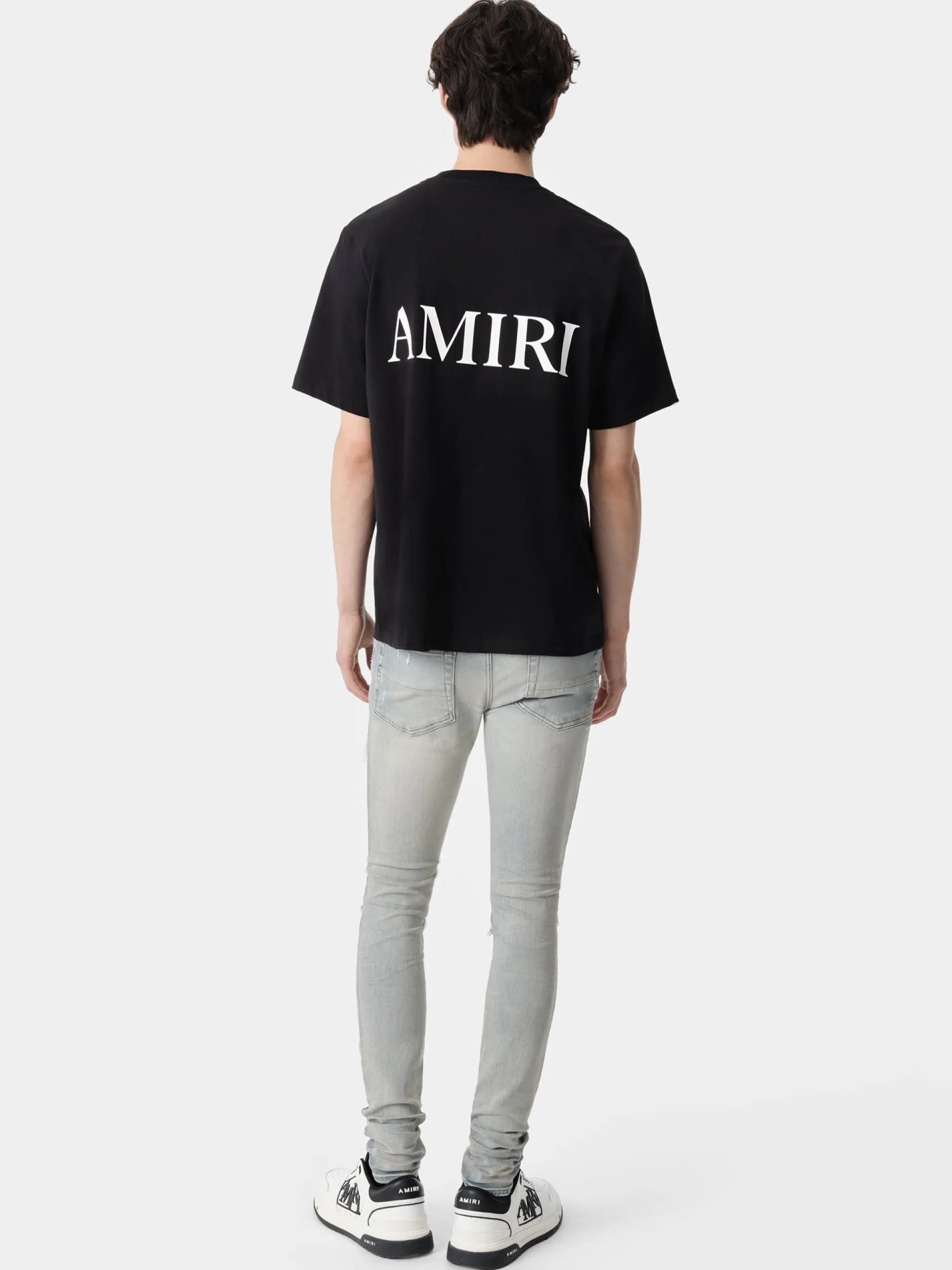 AMIRI Denim<MX1 ULTRASUEDE Antique Indigo