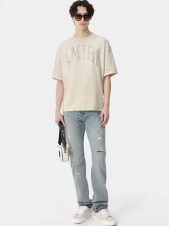 AMIRI Denim<PAINTER STRAIGHT JEAN Antique Indigo