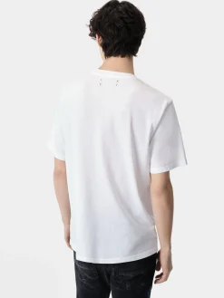 AMIRI Tees<POISON TEE White Blue
