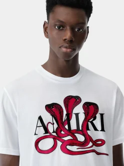 AMIRI Tees<POISON TEE White Red