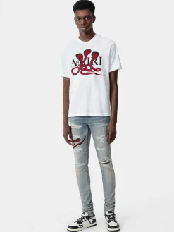 AMIRI Denim<RED POISON ARCHIVAL JEAN CLAY INDIGO